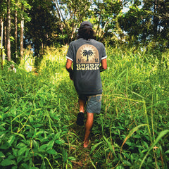 Palm Premium Tee - Charcoal