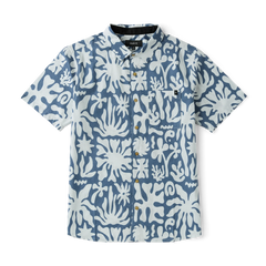 Journey Short Sleeve Button Up Shirt - Neptune