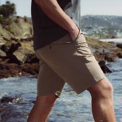 Hytide Hybrid 18.5" Shorts - Dark Khaki
