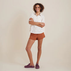 Bless Up Breathable Stretch Shirt - Eggshell