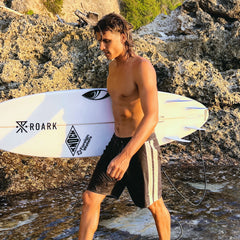 Passage Panel 18.5" Boardshorts - Black/white