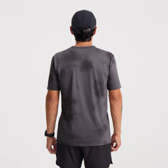 Mathis Active Tie Dye Pocket Short Sleeve Tee - Grey Tie Dye