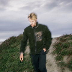 Campover Fleece Zip Jacket - Dark Military