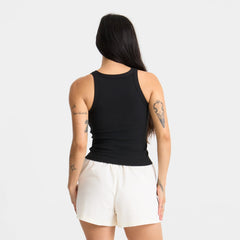 Wind Worn Tank Top - Black