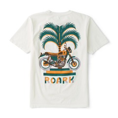 Moto Palm Premium Tee - Off White