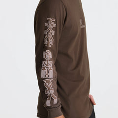Tomas Premium Long Sleeve Tee - Dark Brown