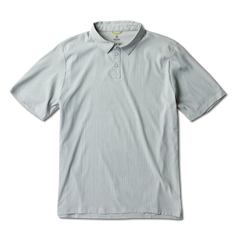Bless Up Breathable Stretch Polo Shirt - Grey