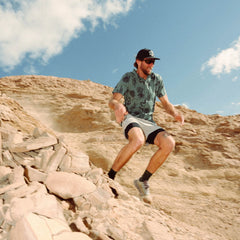 Bless Up Trail Button Up Shirt - Forest