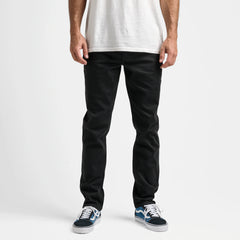 HWY 133 Slim Straight Broken Twill Jeans - Black