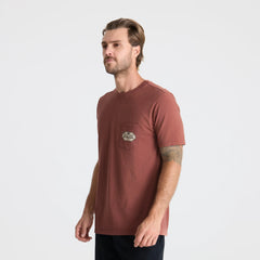 Shield Pocket Premium Tee - Red Clay