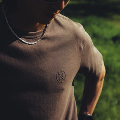 Mathis Active Short Sleeve Tee - Faded Brown