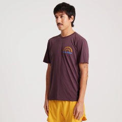 Mathis Core Short Sleeve Active Tee - Purple Ash