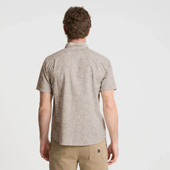 Journey Short Sleeve Button Up Shirt - Ghost Grey