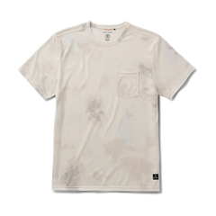 Mathis Active Tie Dye Pocket Short Sleeve Tee - Unbleached Tie Dye