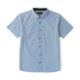 Made To Fade Short Sleeve Button Up Shirt - Washed Slate