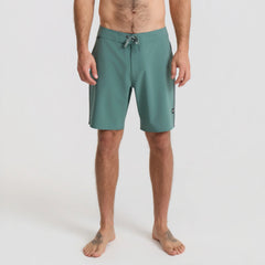 Passage 18.5" Boardshorts - Slate Green Stripe