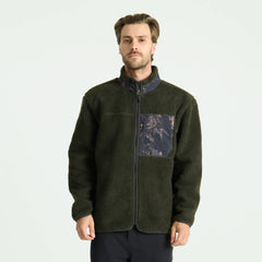 Campover Fleece Zip Jacket - Dark Military