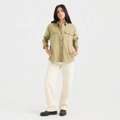 Hebrides Unlined Jacket - Dusty Olive