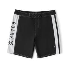 Passage Panel 18.5" Boardshorts - Black/white