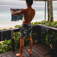 Chiller Scallop 17" Boardshorts - Navy