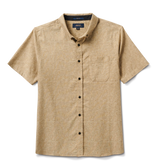 Scholar Stretch Organic Short Sleeve Button Up Shirt - Fern