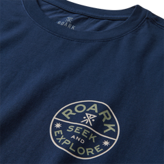 Seek & Explore Signet Premium Tee - Navy
