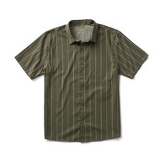 Bless Up Breathable Stretch Shirt - Military Stripes