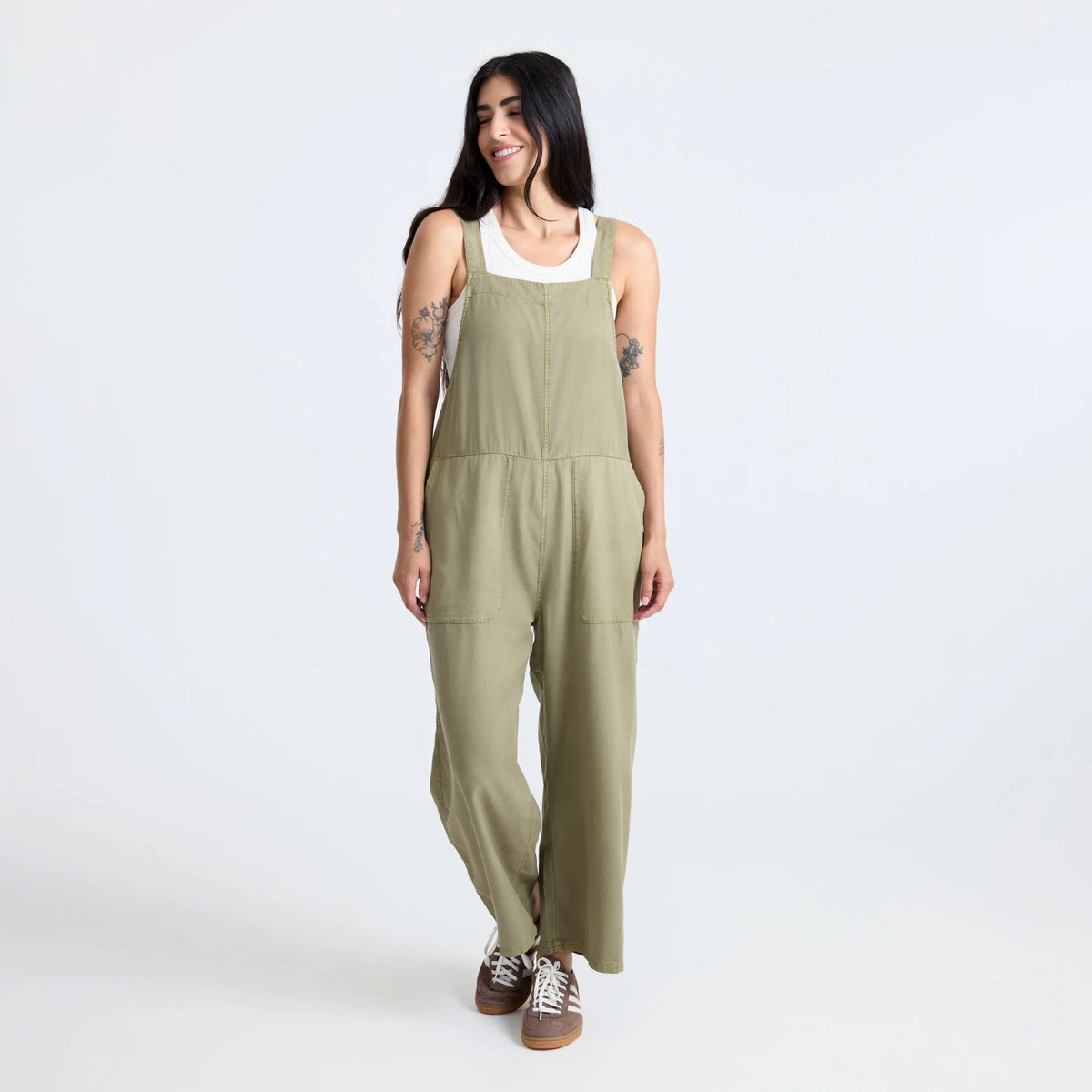 Costa Jumpsuit - Dusty Olive