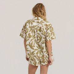 Costa Button Up Shirt - Dusty Olive