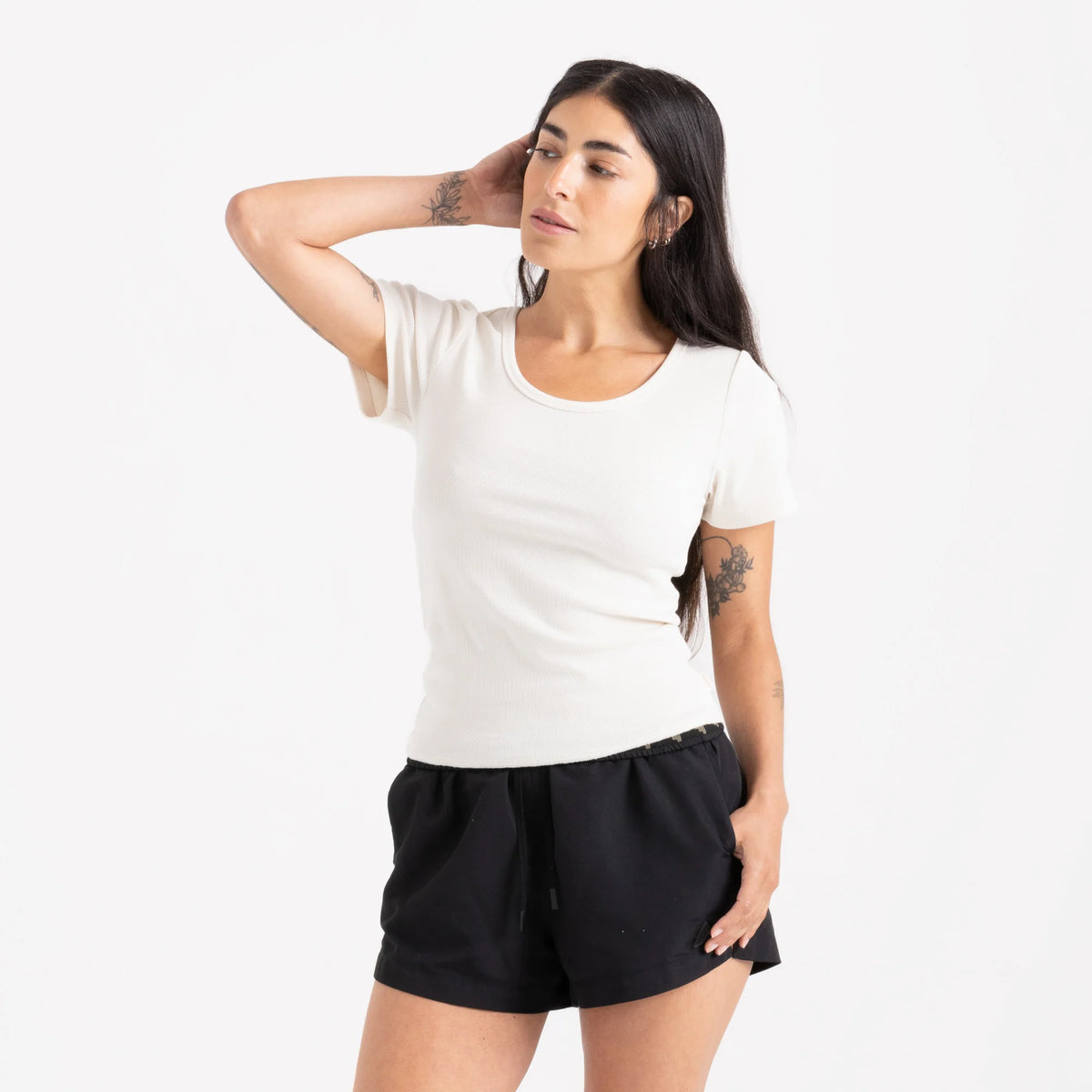Wind Worn Short Sleeve Tee - Off White