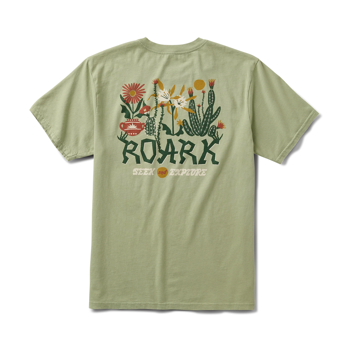 Cactus Garden Premium Tee - Seafoam