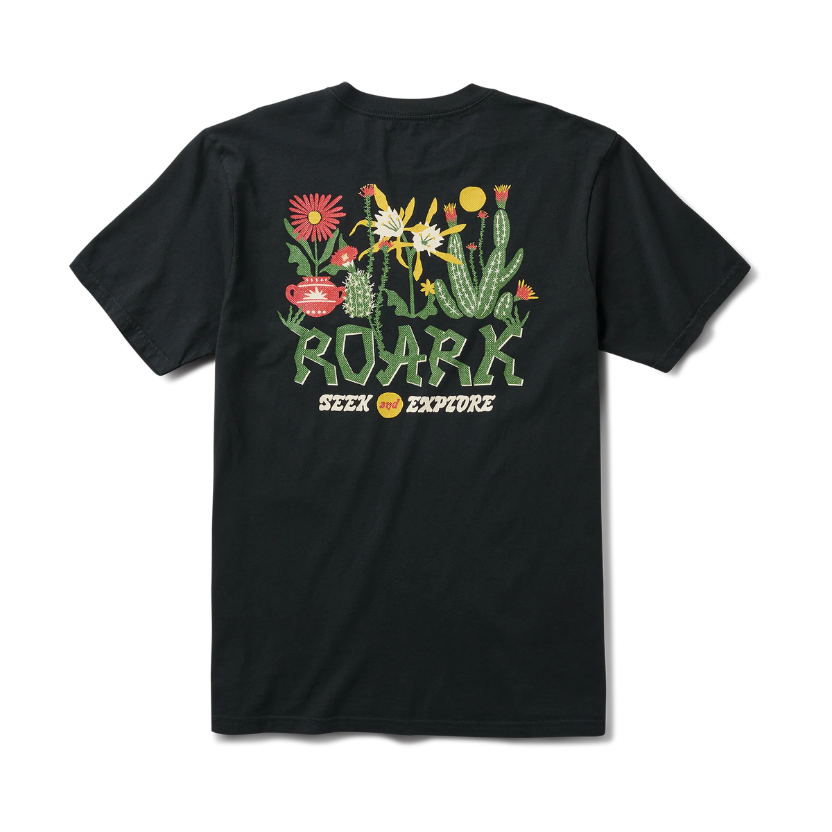 Cactus Garden Premium Tee - Black