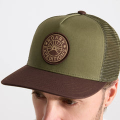Station Trucker Snapback Hat - Dark Military