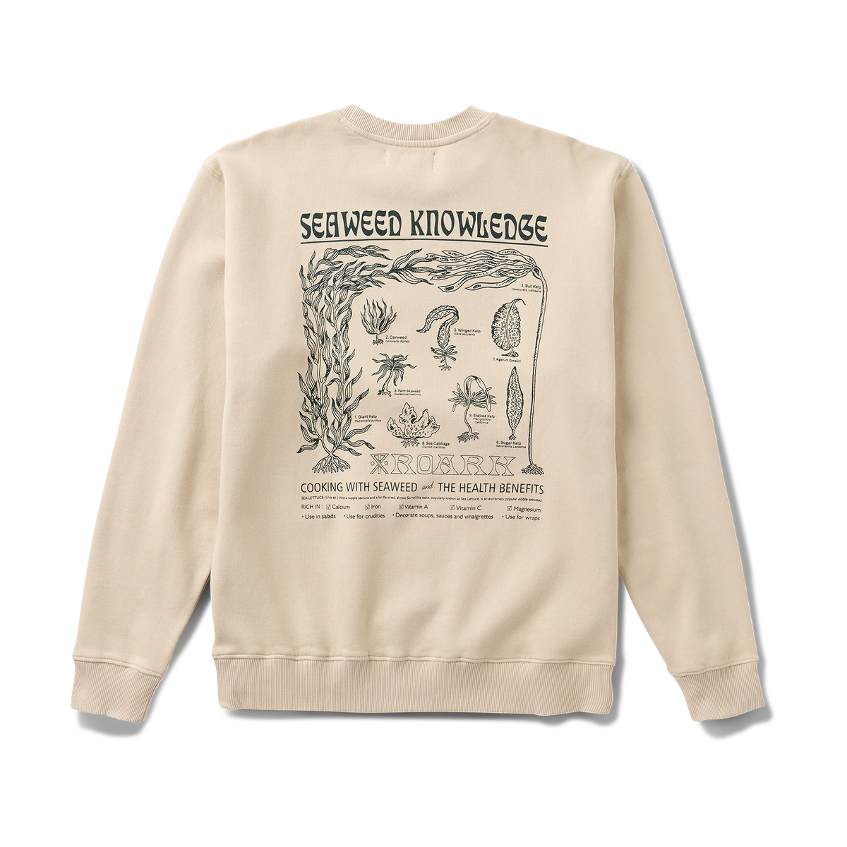 Seaweed Knowledge Fleece - Fossil