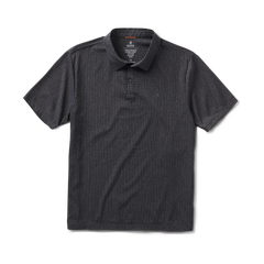 Bless Up Breathable Stretch Polo Shirt - Black