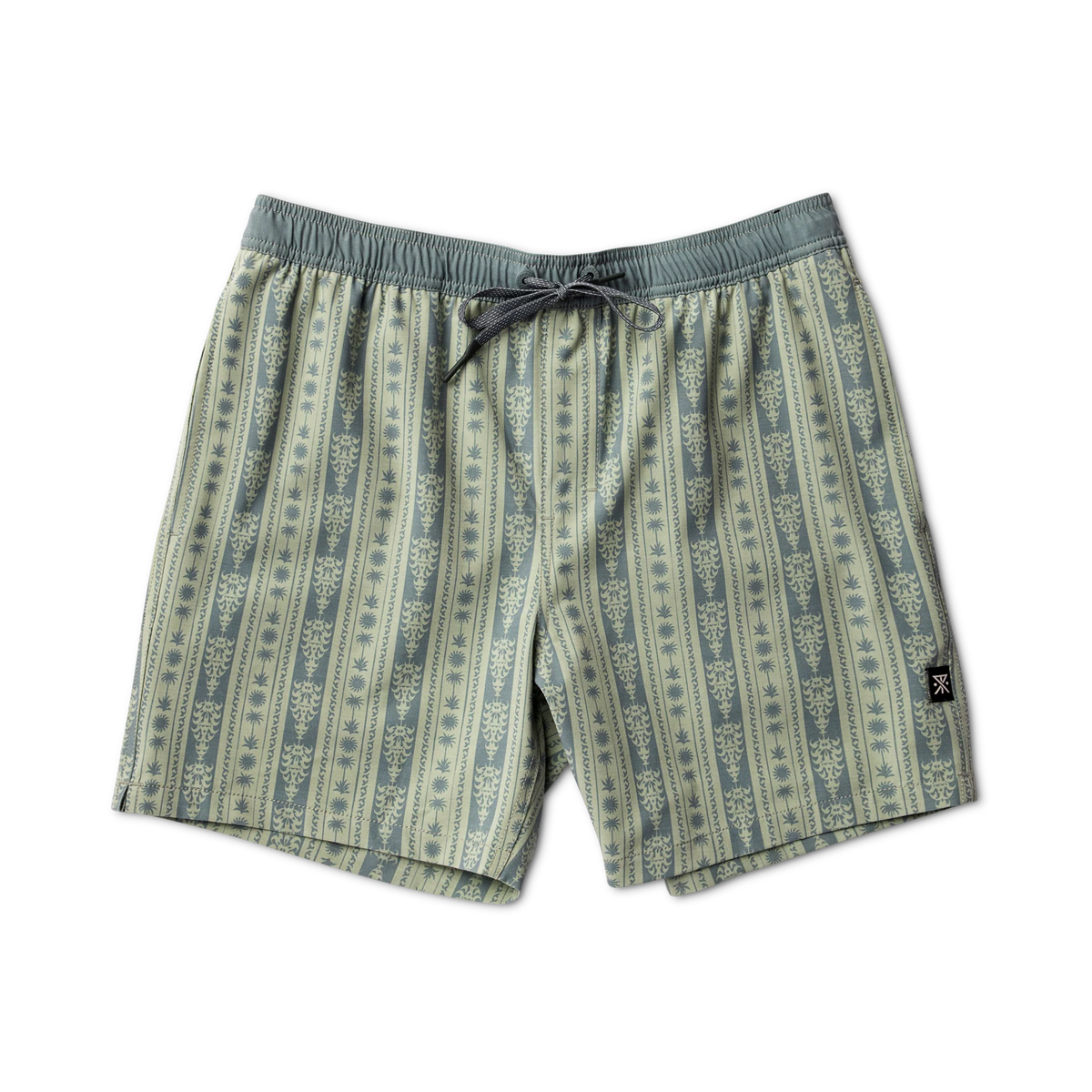 Shorey 16" Trunks - Stripe Sea Foam
