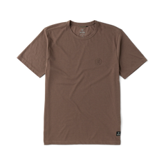 Mathis Active Short Sleeve Tee - Faded Brown