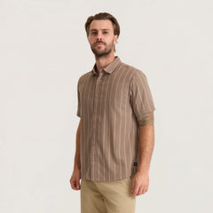 Bless Up Breathable Stretch Shirt - Mushroom