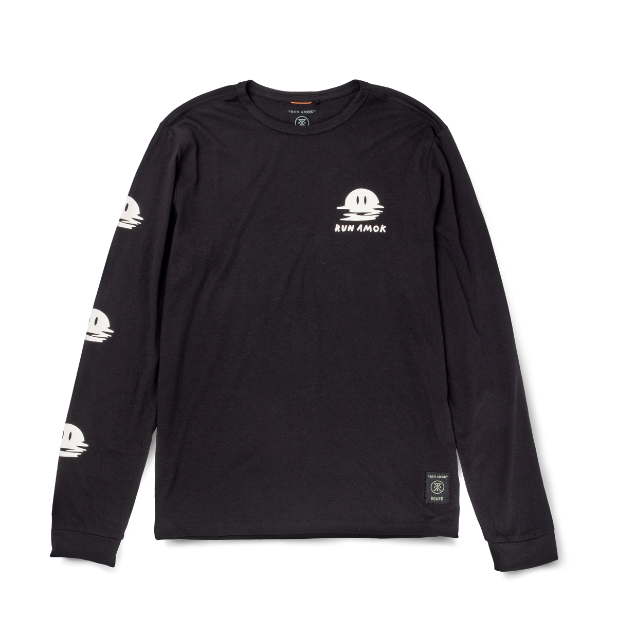 Mathis Long Sleeve Active Tee - Black