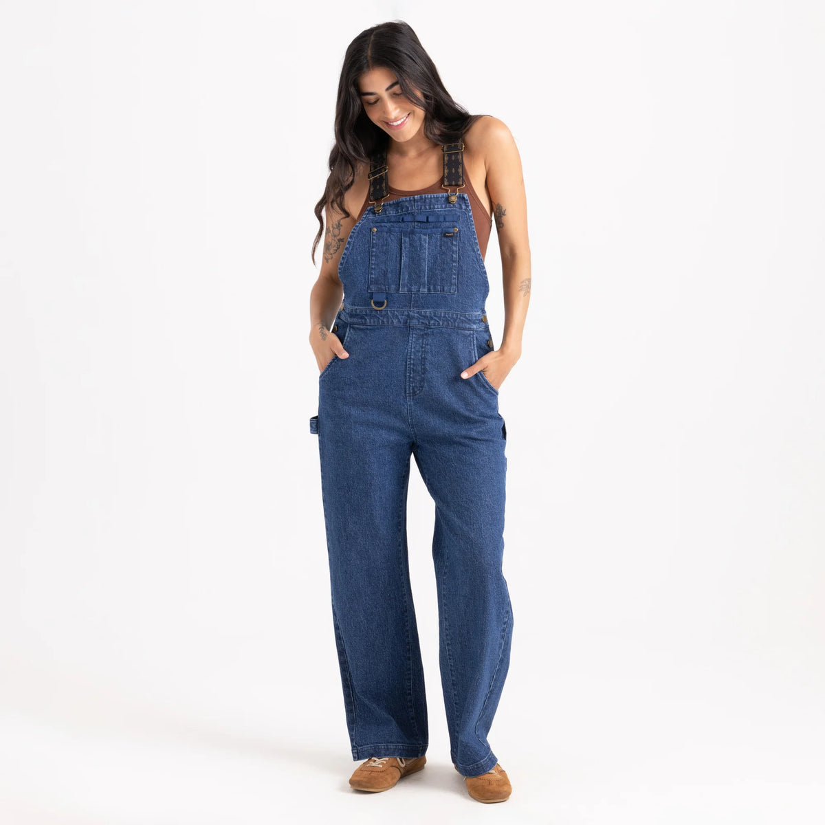 HWY 1 Overall Jumpsuit - Indigo