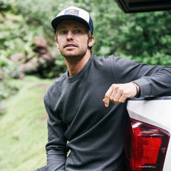 Well Worn Thermal Long Sleeve Tee - Onyx