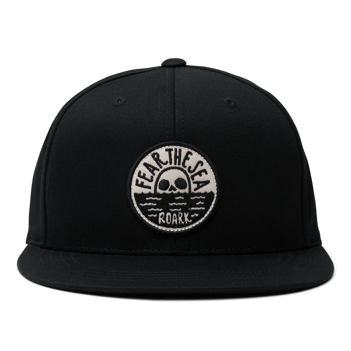 Fear The Sea Snapback Hat - Black