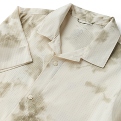 Bless Up Trail Button Up Shirt - Ivory Crystal Wash