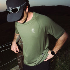 Alta Elite Trail Short Sleeve Tee - Light Military