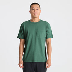 Well Worn Organic Short Sleeve Tee - Slate Green