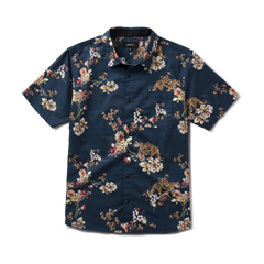 Journey Short Sleeve Button Up Shirt - Deep Navy