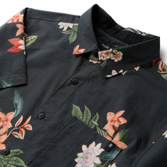 Journey Short Sleeve Button Up Shirt - Onyx