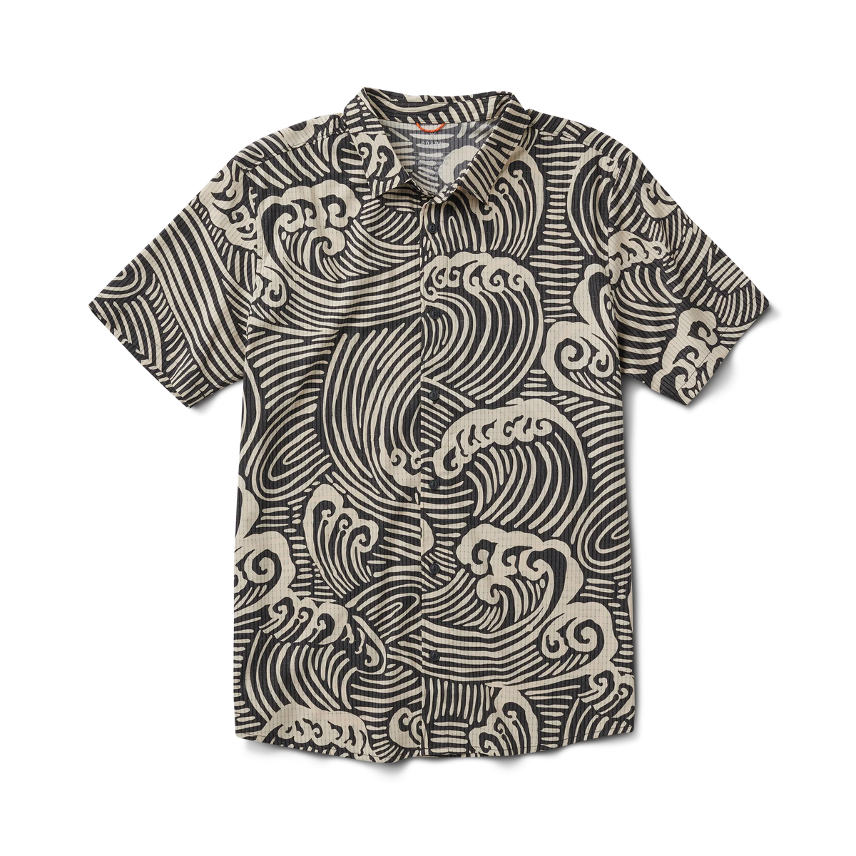 Bless Up Breathable Stretch Shirt - Black Wave