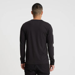 Mathis Long Sleeve Active Tee - Black