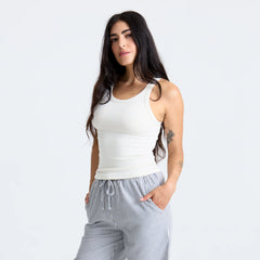Wind Worn Tank Top - Bone